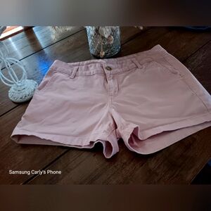 Pink Women's Twill Shorts